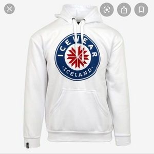NWOT Ice wear Iceland White Hoodie